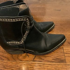 Vintage Guess by Marciano Leather Lace-Up Ankle Boots - Size 6.5